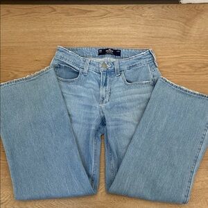 Hollister Low-rise Baggy Light Blue Jeans